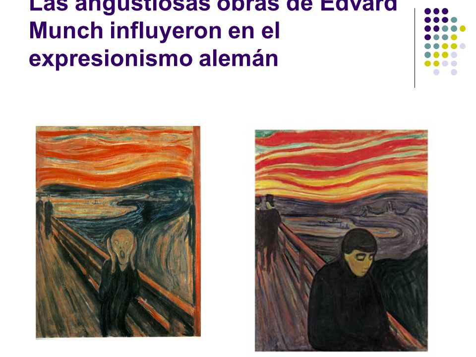 Las angustiosas obras de Edvard Munch influyeron en el expresionismo alemán