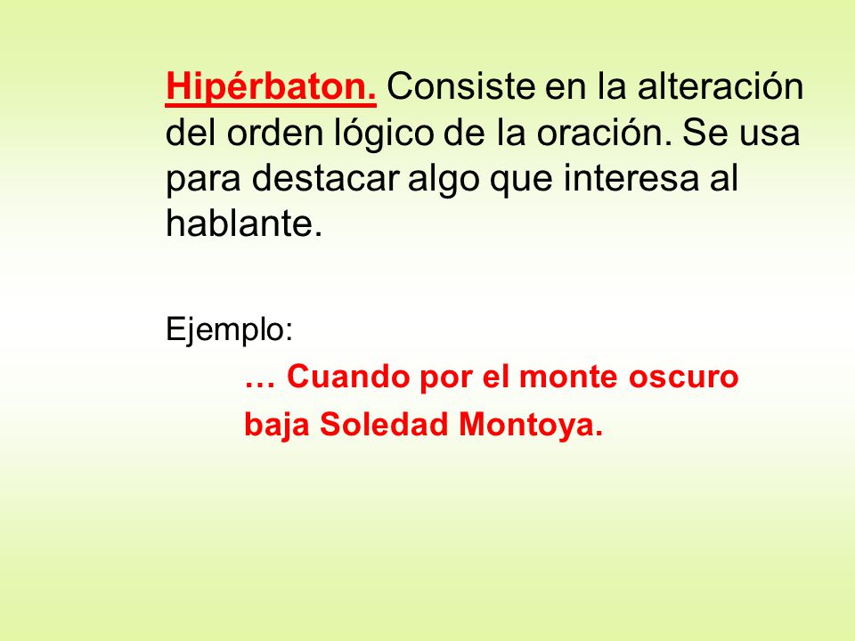 … Cuando por el monte oscuro baja Soledad Montoya.