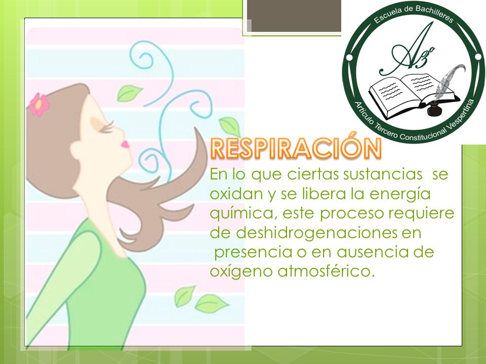 RESPIRACIÓN En lo que ciertas sustancias se oxidan y se libera la energía química, este proceso requiere.