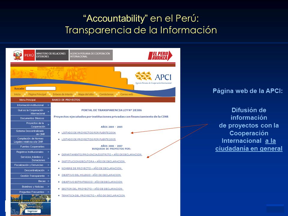 Difusión de información Internacional a la ciudadanía en general