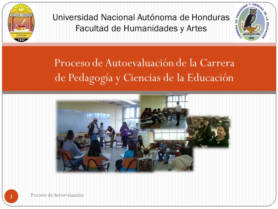 Universidad Nacional Autónoma de Honduras Facultad de Humanidades y Artes
