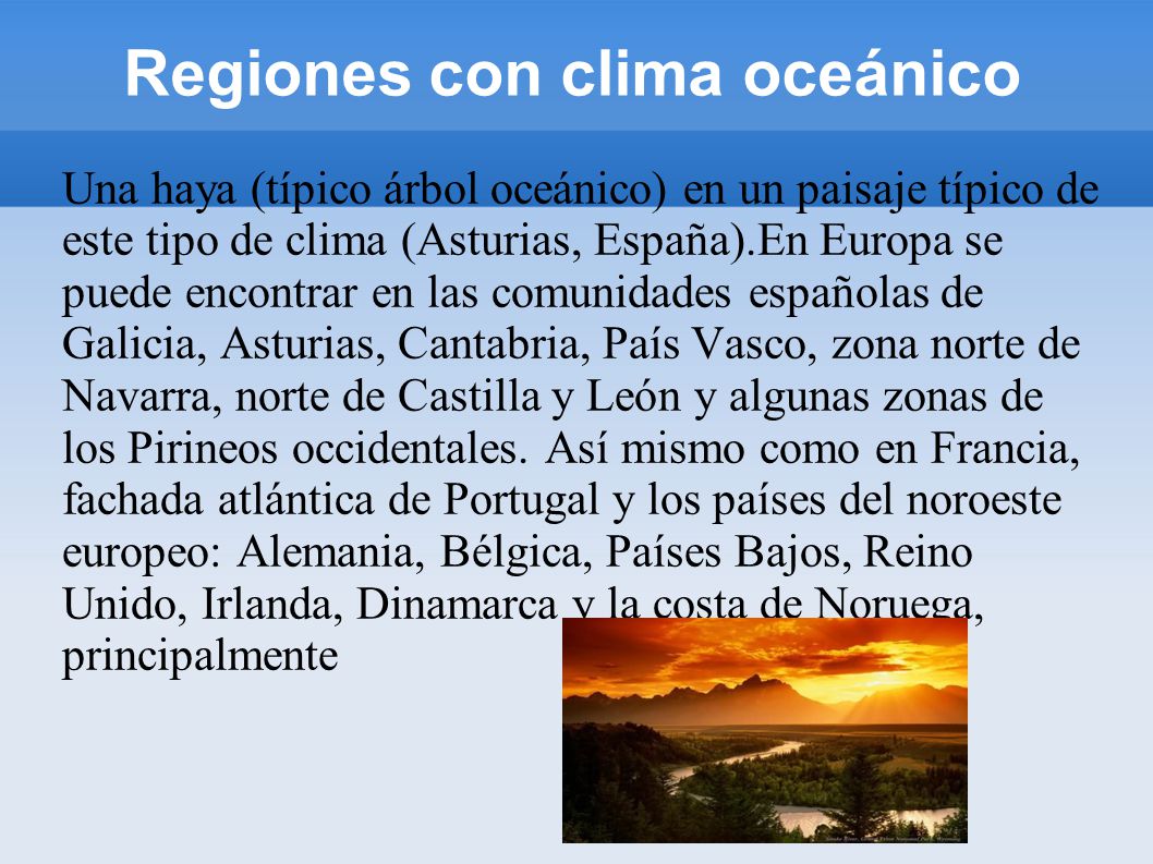 Clima Oceanico Ppt Video Online Descargar