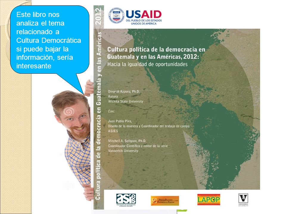 Este libro nos analiza el tema relacionado a Cultura Democrática si puede bajar la información, sería interesante