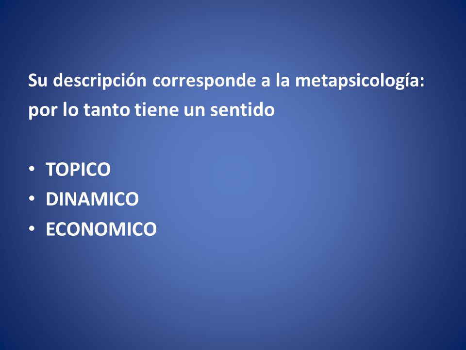 por lo tanto tiene un sentido TOPICO DINAMICO ECONOMICO
