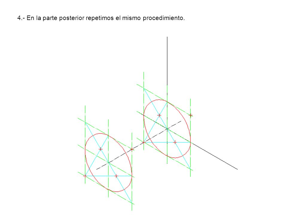 4.- En la parte posterior repetimos el mismo procedimiento.