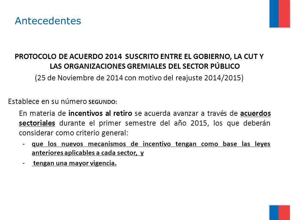 (25 de Noviembre de 2014 con motivo del reajuste 2014/2015)