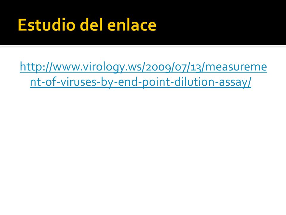 Estudio del enlace