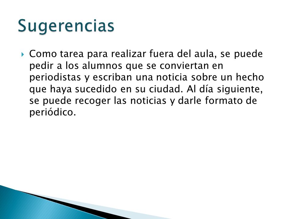 Sugerencias