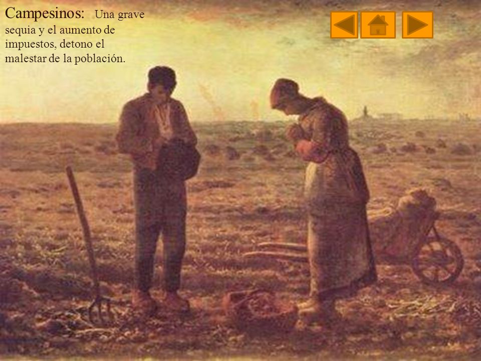 Campesinos: Una grave sequia y el aumento de impuestos, detono el malestar de la población.