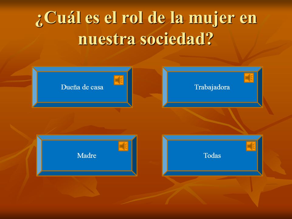 ¿Cuál es el rol de la mujer en nuestra sociedad