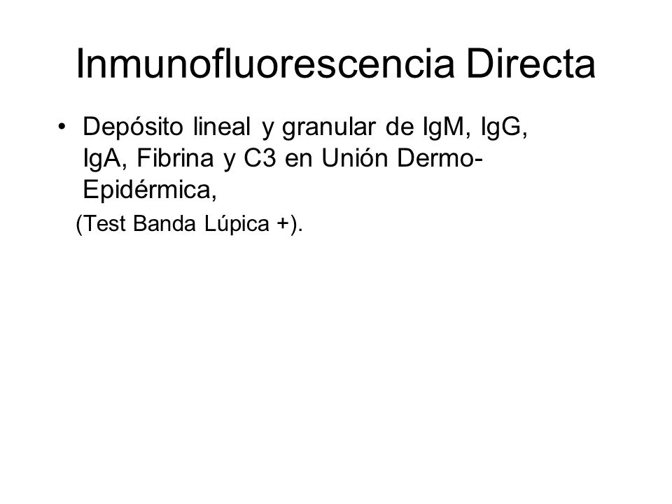 Inmunofluorescencia Directa