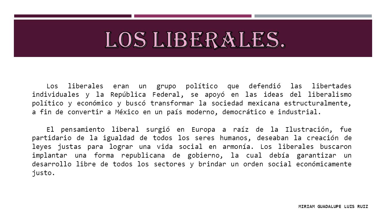 Liberales Y Conservadores Ppt Descargar