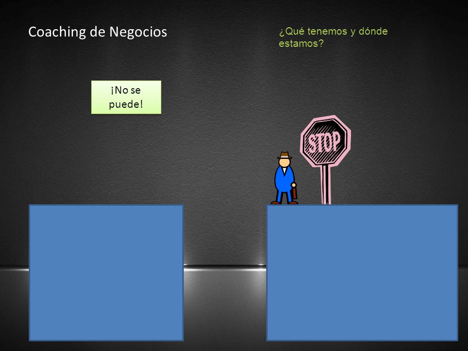 Coaching de Negocios ¿Qué tenemos y dónde estamos ¡No se puede!
