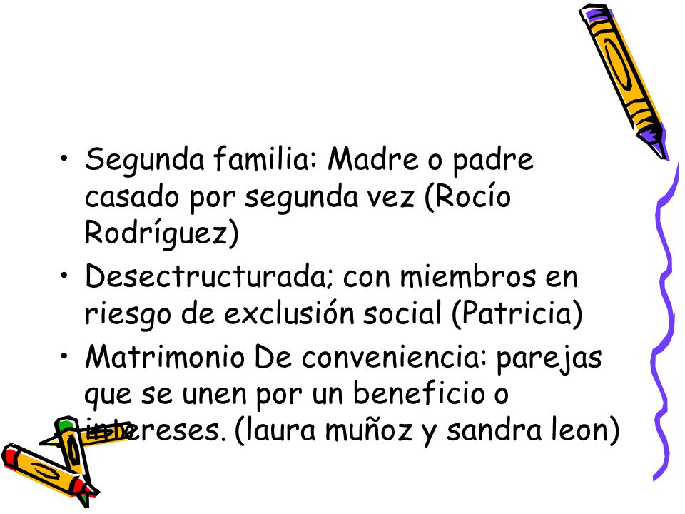 Segunda familia: Madre o padre casado por segunda vez (Rocío Rodríguez)