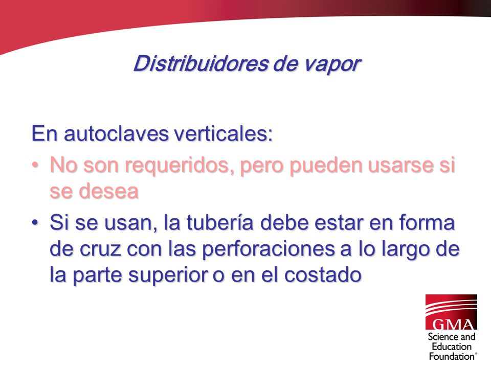 Distribuidores de vapor