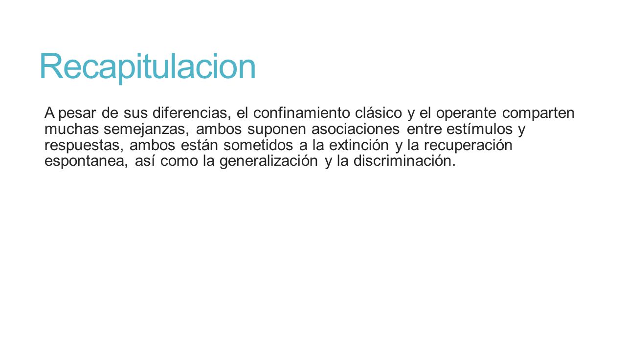 Recapitulacion