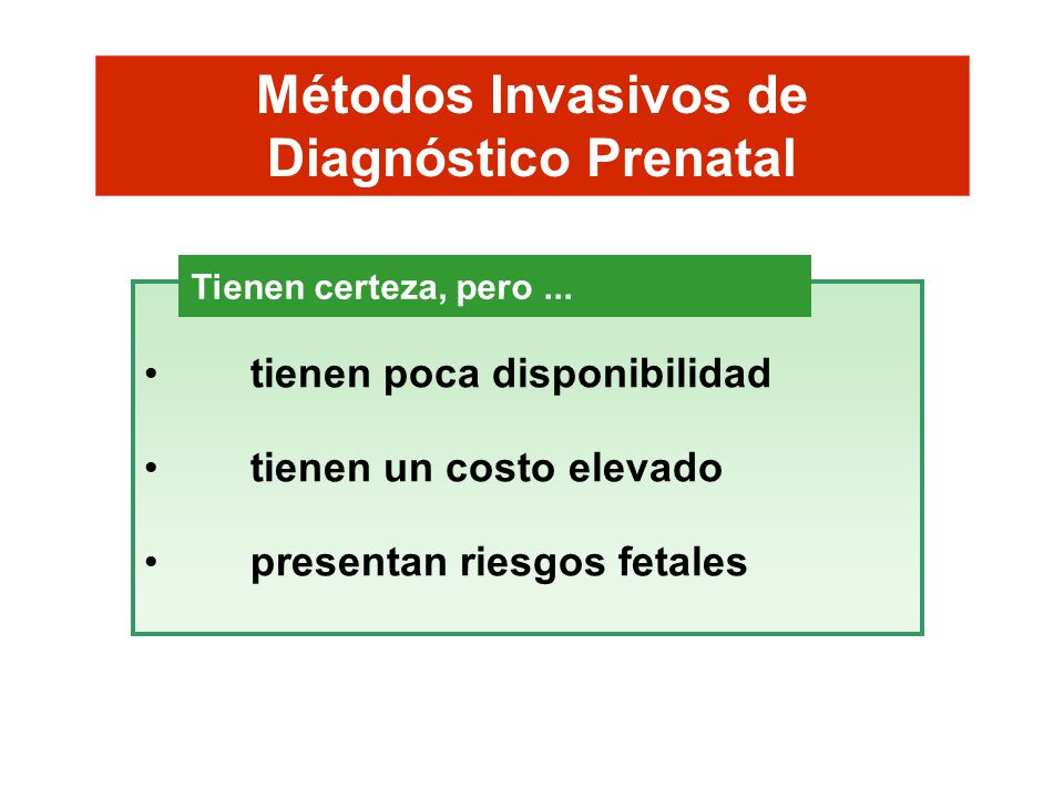 Métodos Invasivos de Diagnóstico Prenatal