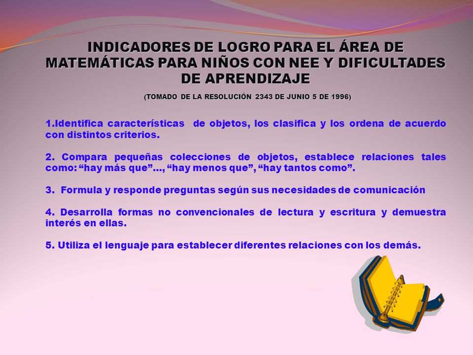 (TOMADO DE LA RESOLUCIÓN 2343 DE JUNIO 5 DE 1996)