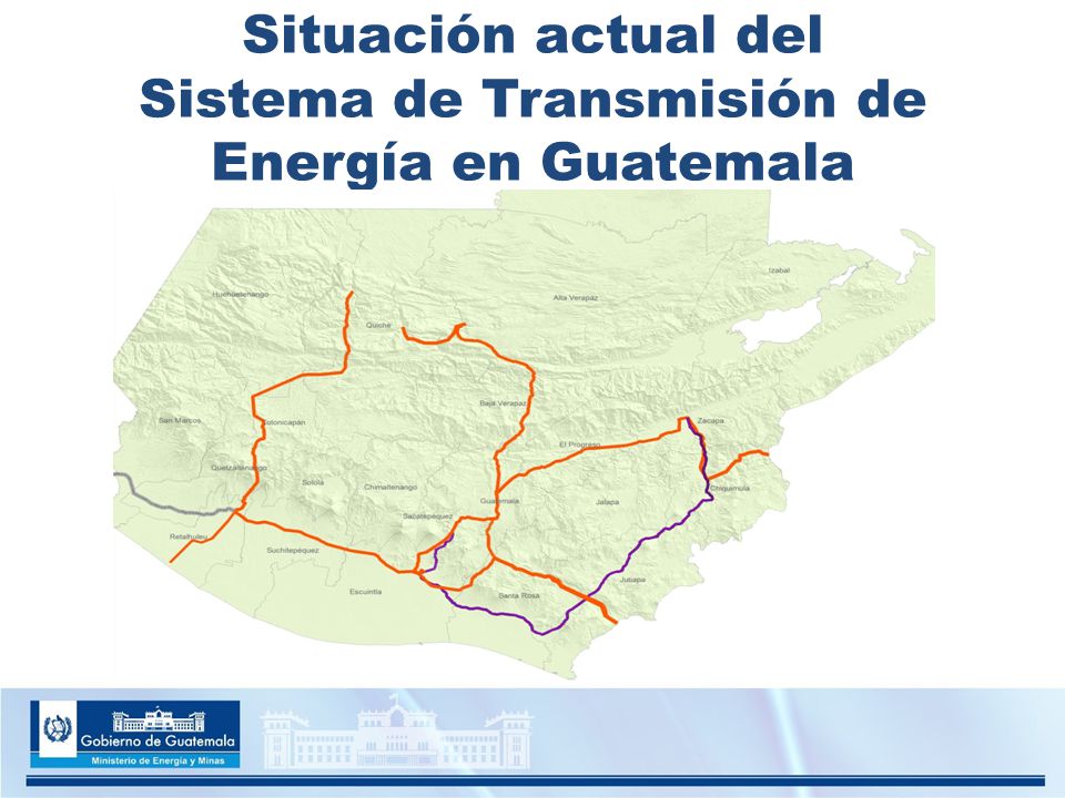 Situación actual del Sistema de Transmisión de Energía en Guatemala