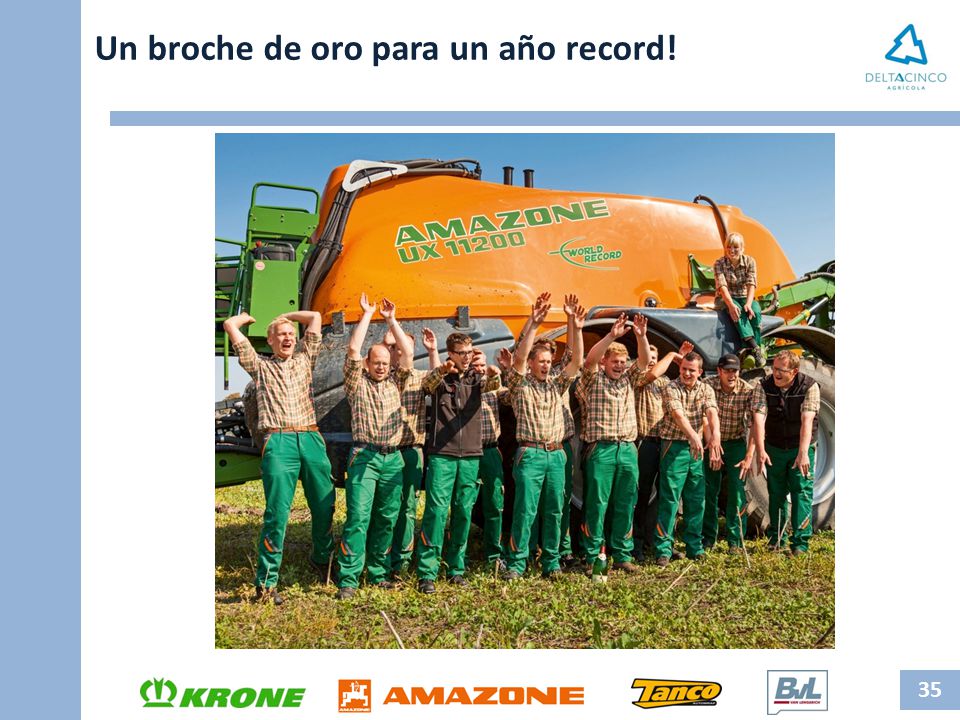 Un broche de oro para un año record!