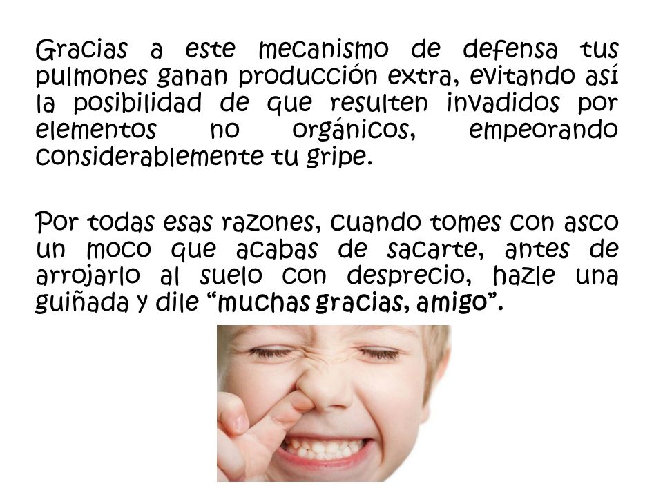 Gracias a este mecanismo de defensa tus pulmones ganan producción extra, evitando así la posibilidad de que resulten invadidos por elementos no orgánicos, empeorando considerablemente tu gripe.