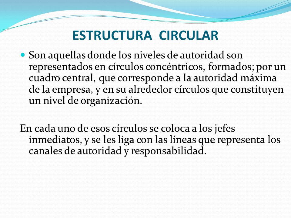 ESTRUCTURA CIRCULAR
