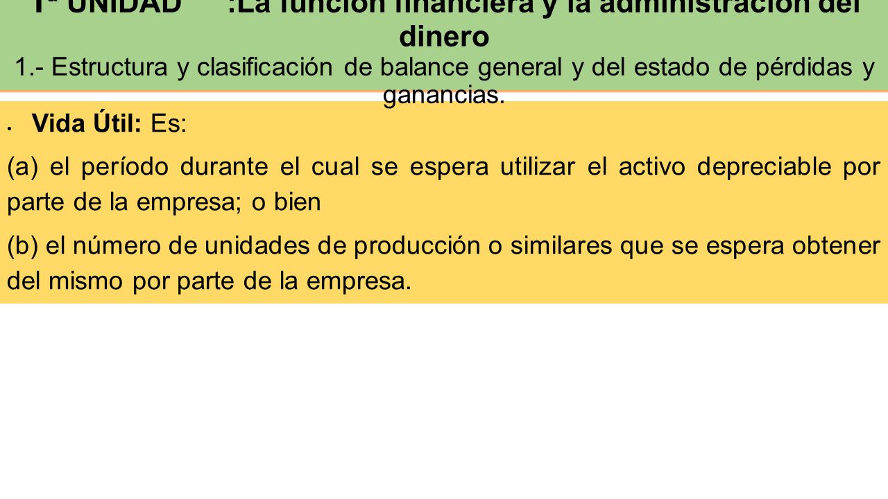 2ª UNIDAD : Definición de Cuentas de activo, pasivos, patrimonio, ingresos y gastos.