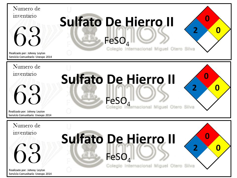 Sulfato De Hierro II Sulfato De Hierro II Sulfato De Hierro II FeSO4