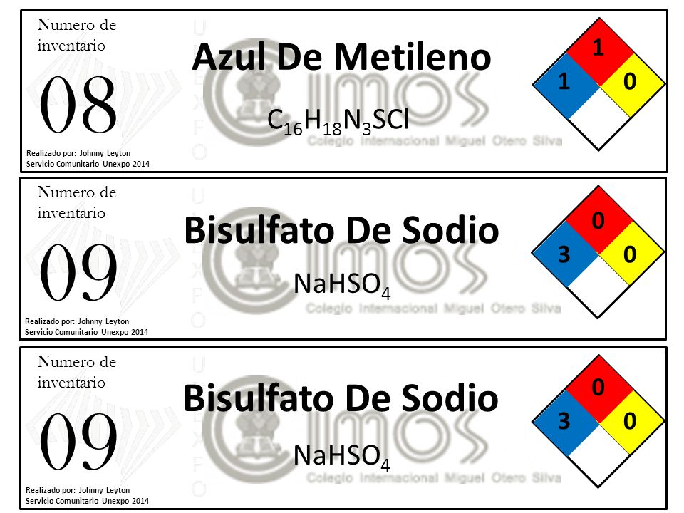 Azul De Metileno Bisulfato De Sodio Bisulfato De Sodio C16H18N3SCl