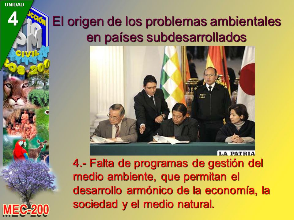 El origen de los problemas ambientales en países subdesarrollados