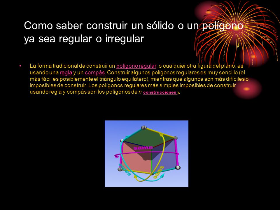 Como saber construir un sólido o un polígono ya sea regular o irregular
