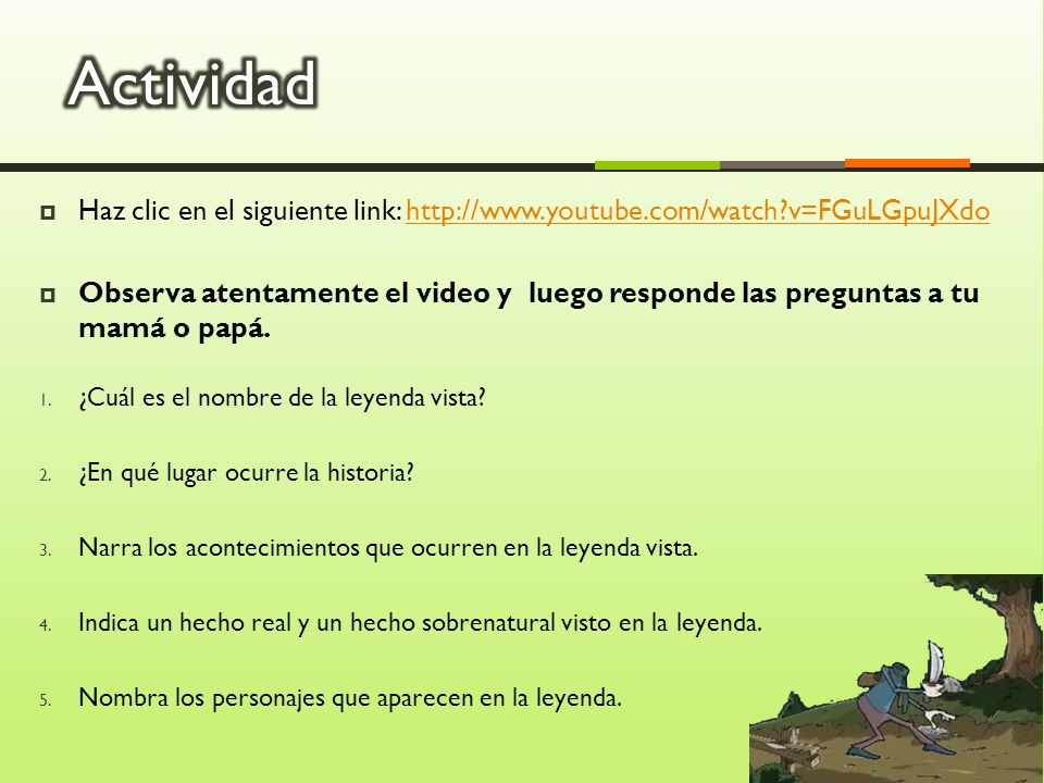 Actividad Haz clic en el siguiente link:   v=FGuLGpuJXdo.