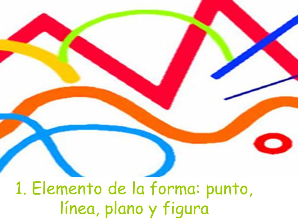 1. Elemento de la forma: punto, línea, plano y figura