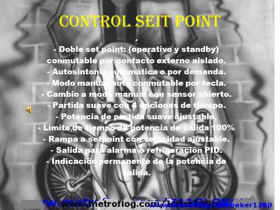 Control seit point . - Doble set point: (operativo y standby)