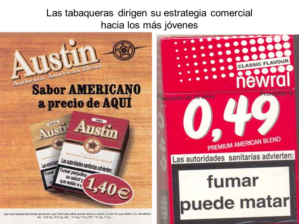 Las tabaqueras dirigen su estrategia comercial hacia los más jóvenes
