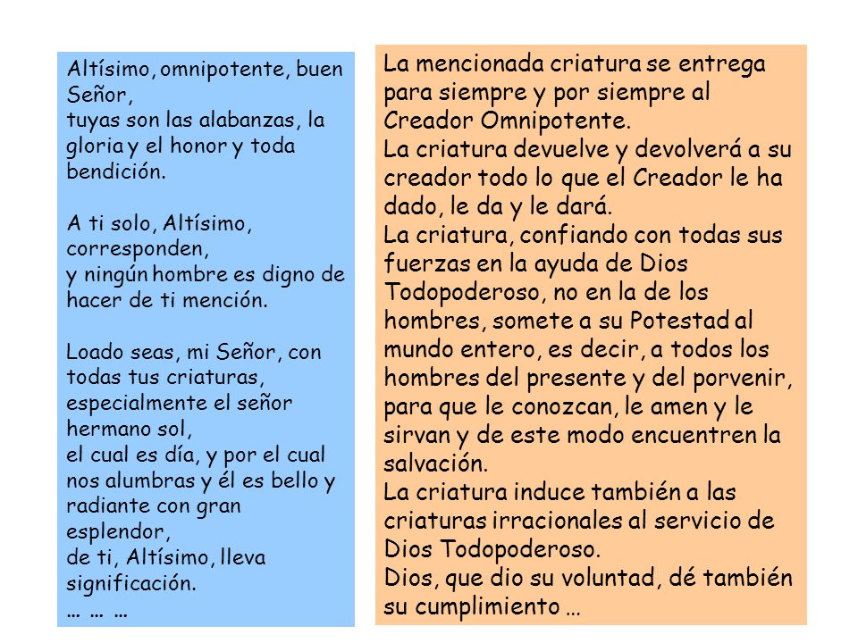 Dios, que dio su voluntad, dé también su cumplimiento …