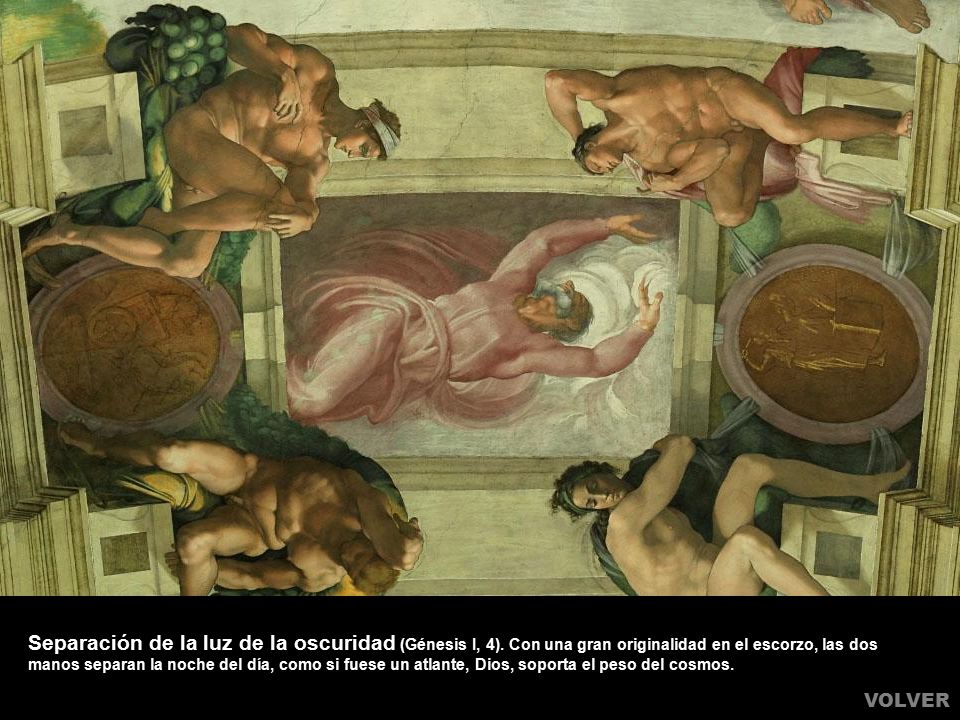Separación de la luz de la oscuridad (Génesis I, 4)