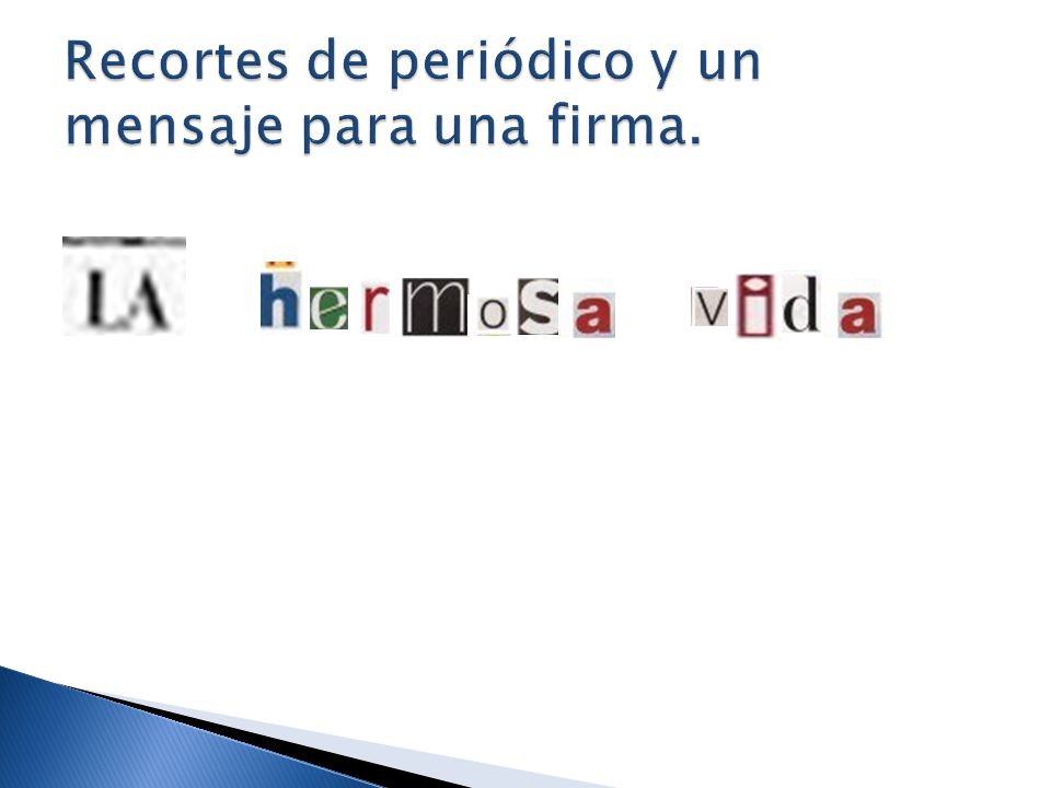 Recortes de periódico y un mensaje para una firma.