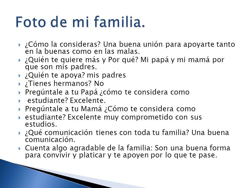 Foto de mi familia. ¿Cómo la consideras Una buena unión para apoyarte tanto en la buenas como en las malas.