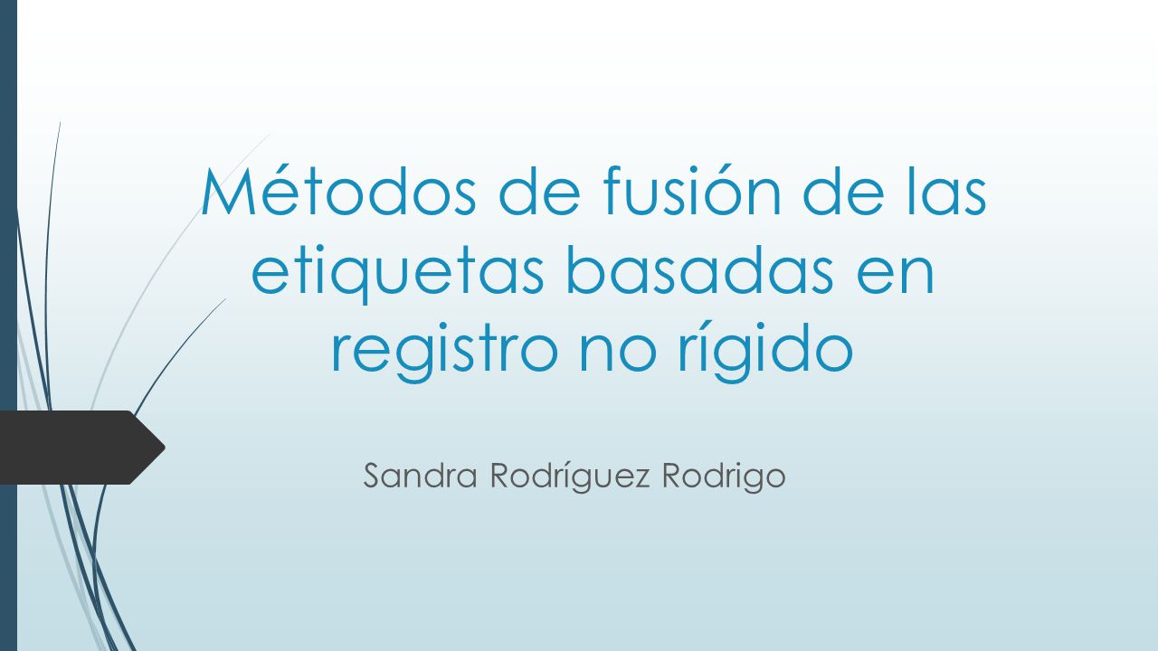 Métodos de fusión de las etiquetas basadas en registro no rígido