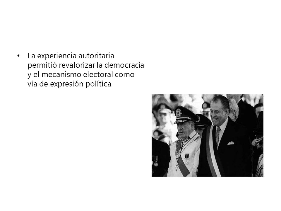 La experiencia autoritaria permitió revalorizar la democracia y el mecanismo electoral como vía de expresión política