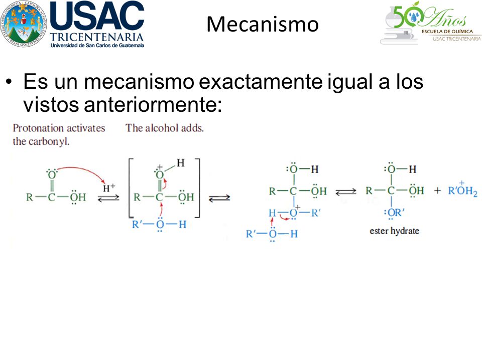 Mecanismo Es un mecanismo exactamente igual a los vistos anteriormente:
