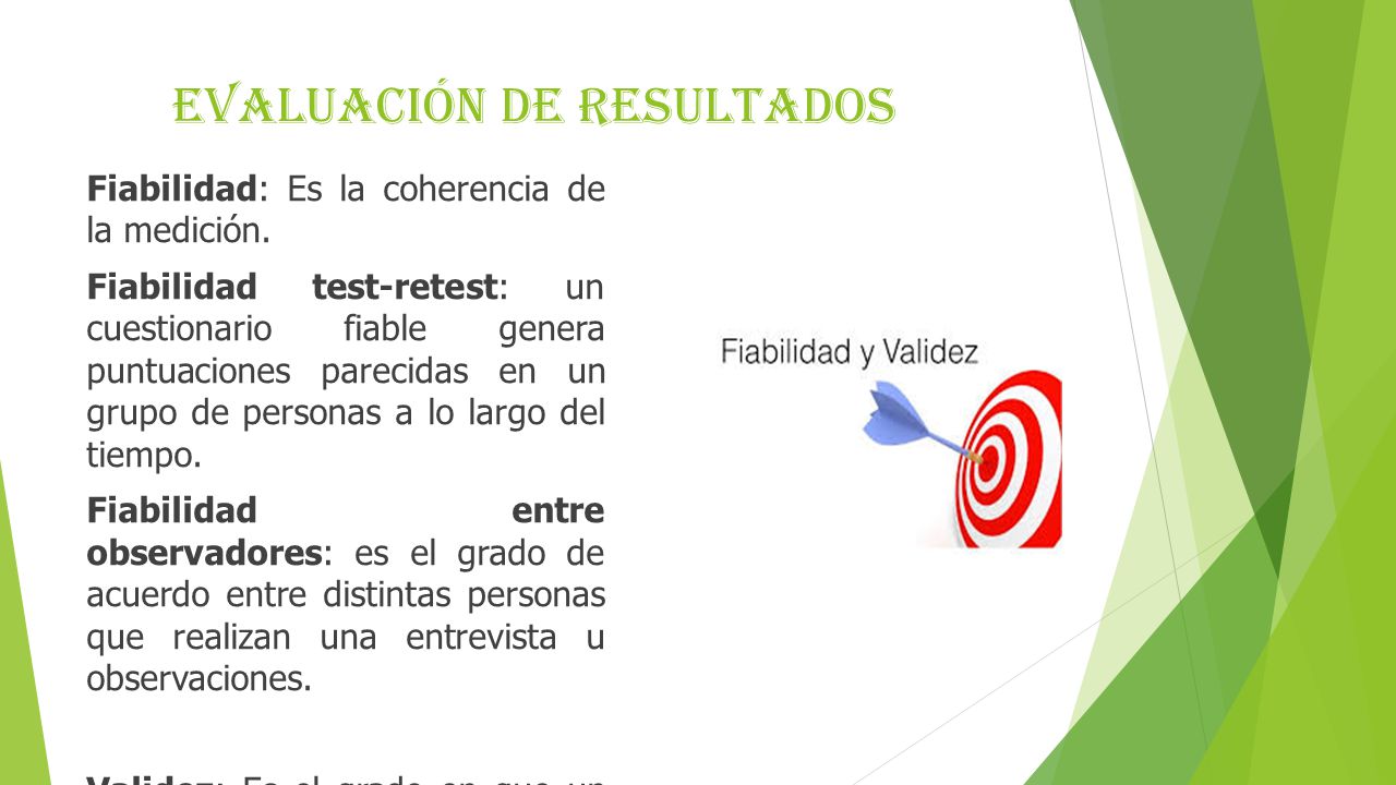Evaluación de resultados
