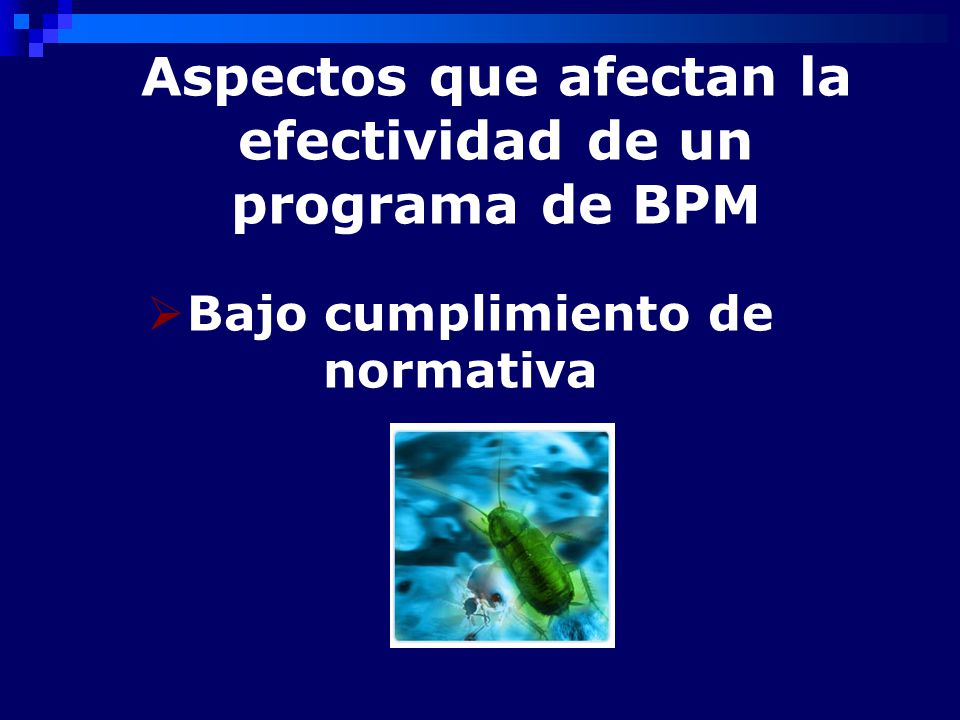 Aspectos que afectan la efectividad de un programa de BPM