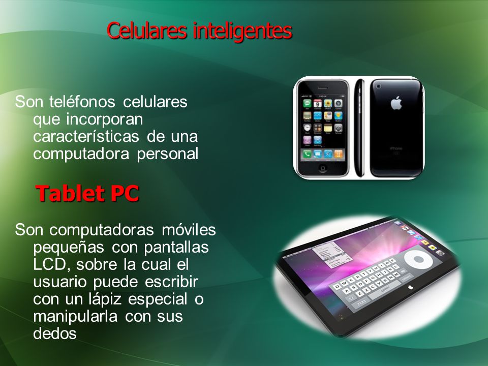 Celulares inteligentes