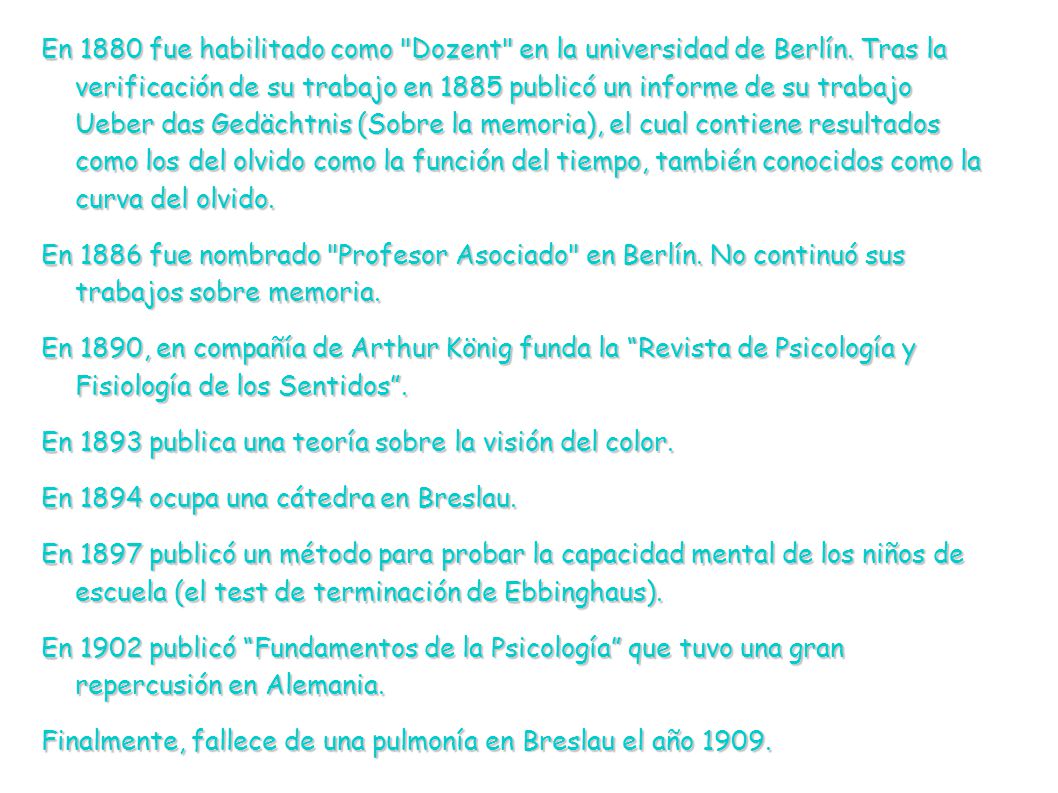 En 1880 fue habilitado como Dozent en la universidad de Berlín