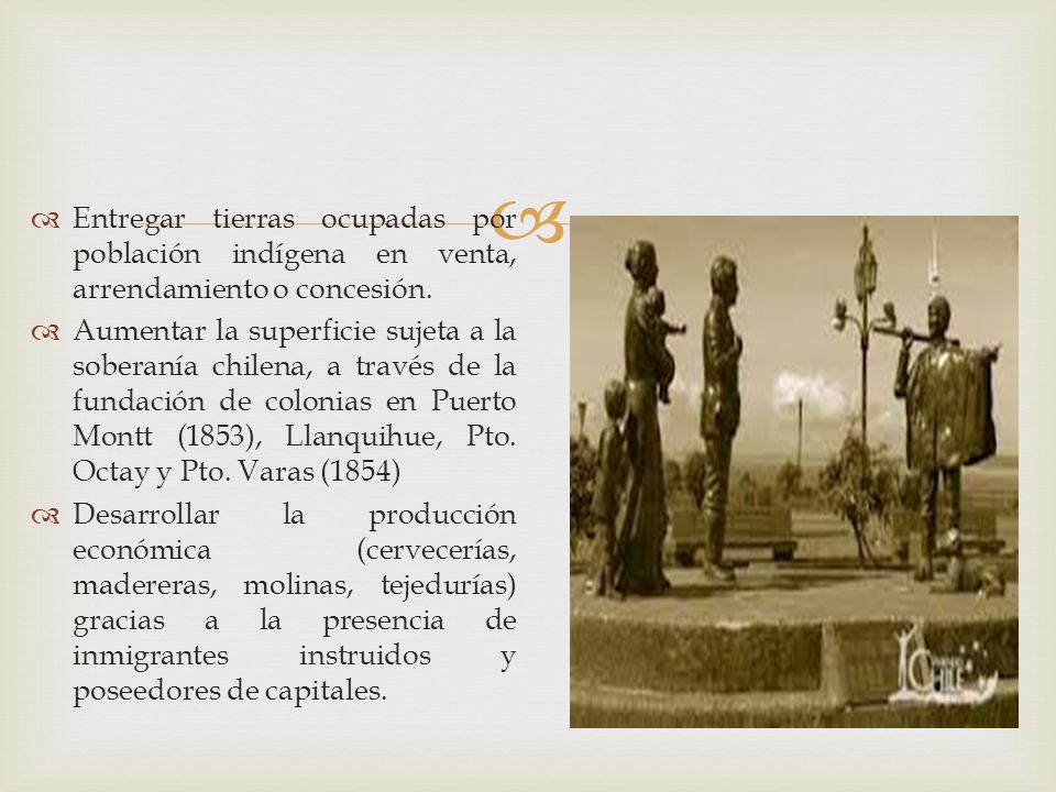 Entregar tierras ocupadas por población indígena en venta, arrendamiento o concesión.