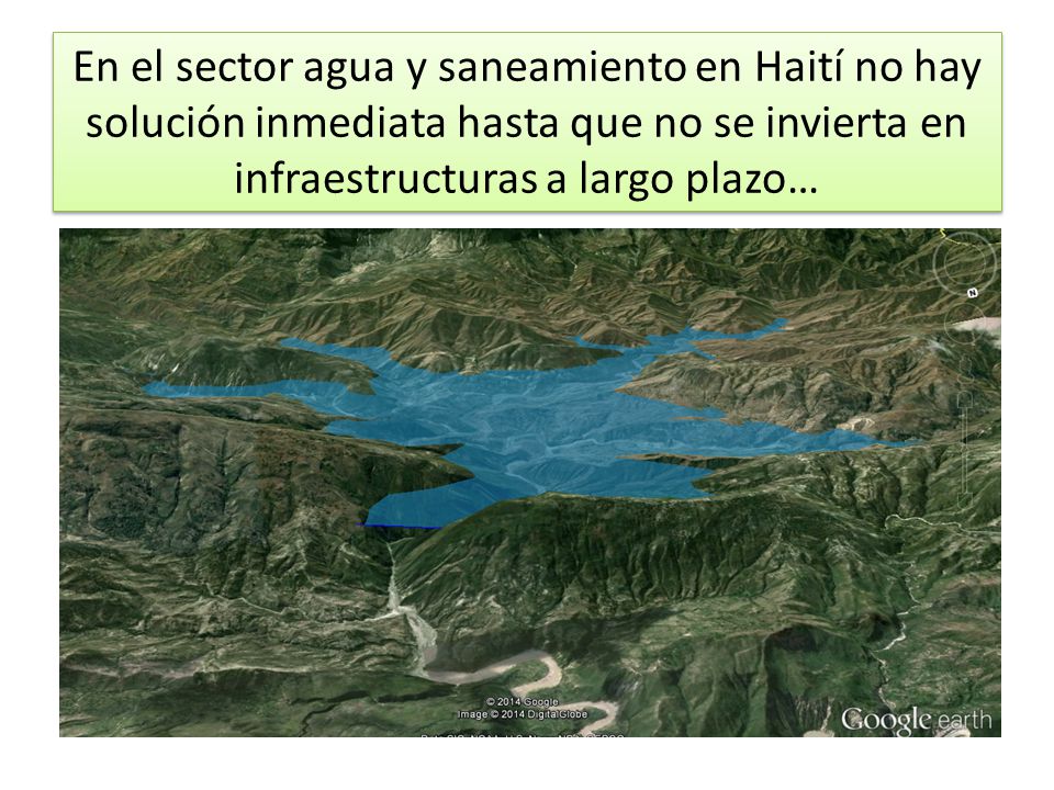 En el sector agua y saneamiento en Haití no hay solución inmediata hasta que no se invierta en infraestructuras a largo plazo…