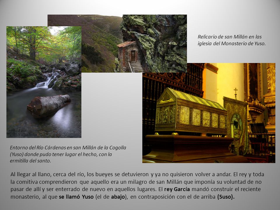 Relicario de san Millán en las iglesia del Monasterio de Yuso.