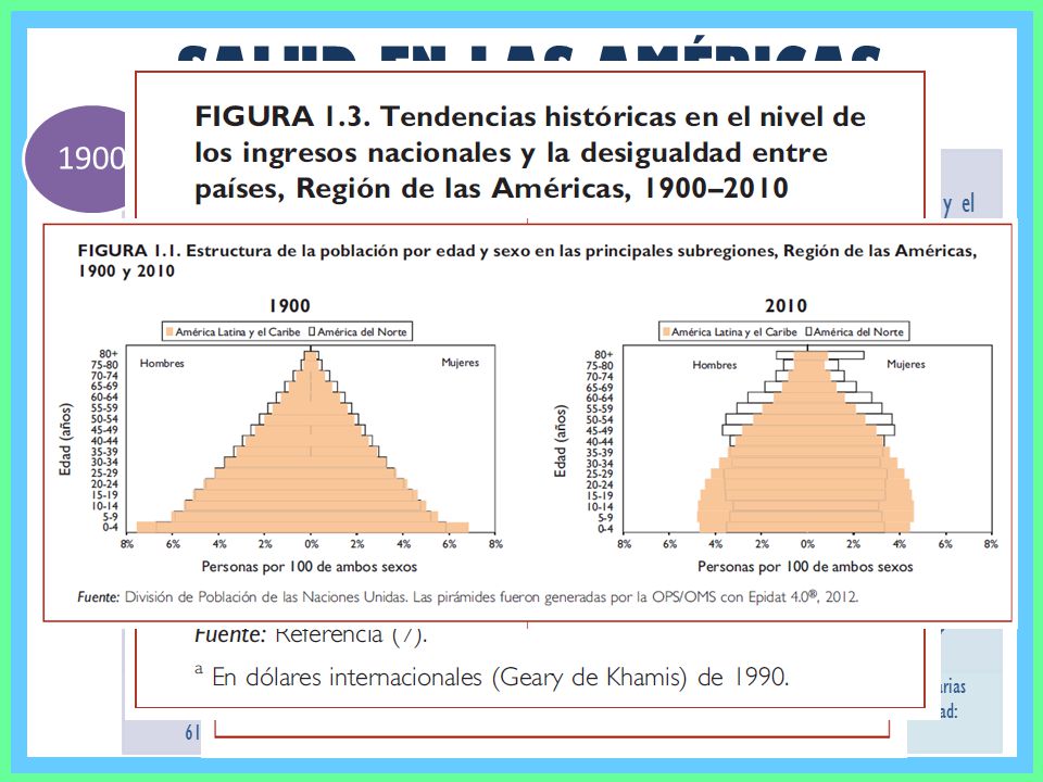 SALUD EN LAS AMÉRICAS 102 millones en Norte América y 92 millones en América Latina y el Caribe.